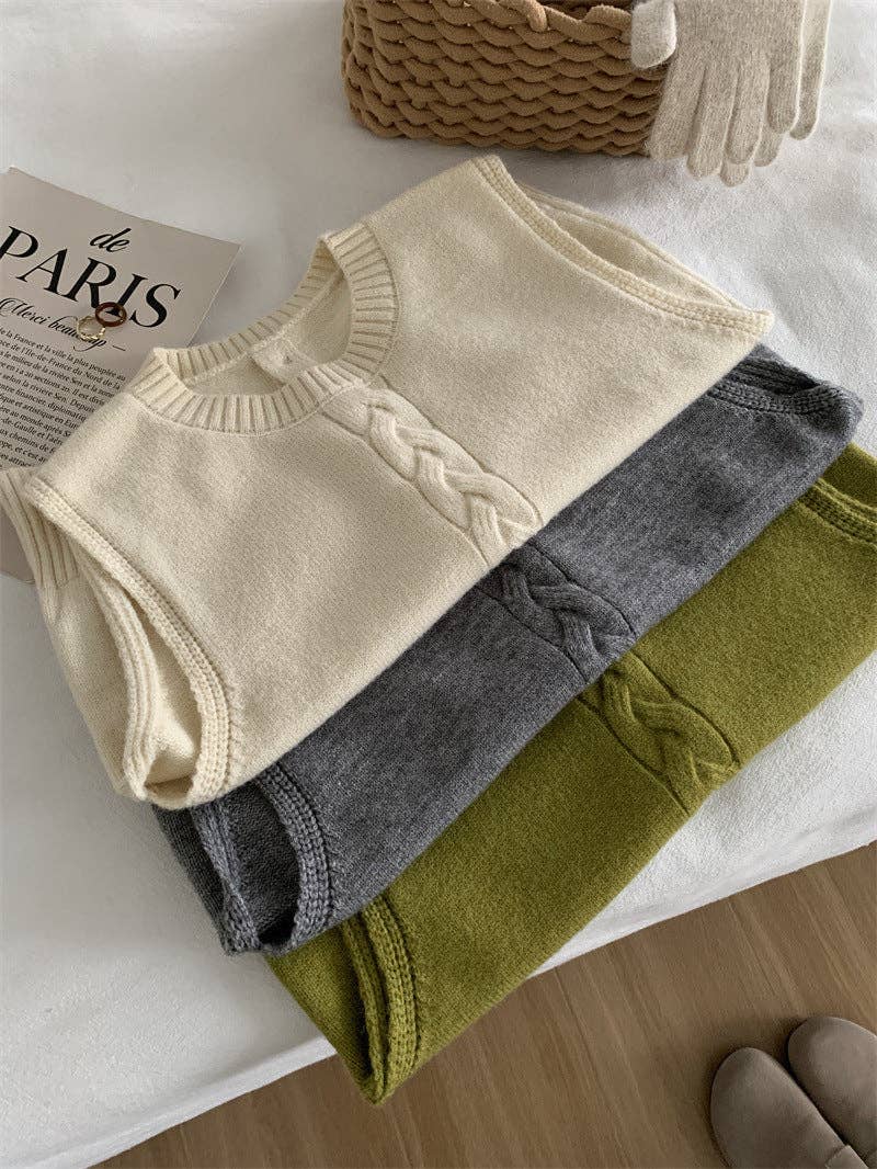 Marayn – Engroshandel Strikvest/slipover – Kvinder – Chic fransk strikvest forår/efterår lag-på-lag essentiel12