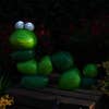 Alpine Corporation - Wholesale Outdoor Ornament/Decor - Solar Caterpillar Statuary w/ LED Light-Up Eyes