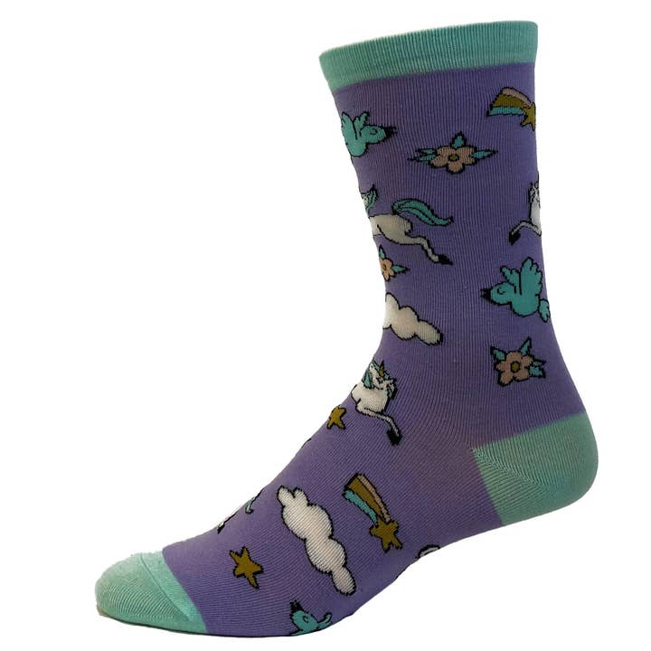 Purple Womens Fuck Off Socks Offensive Funny Sock for Women Cute for wholesale on Faire