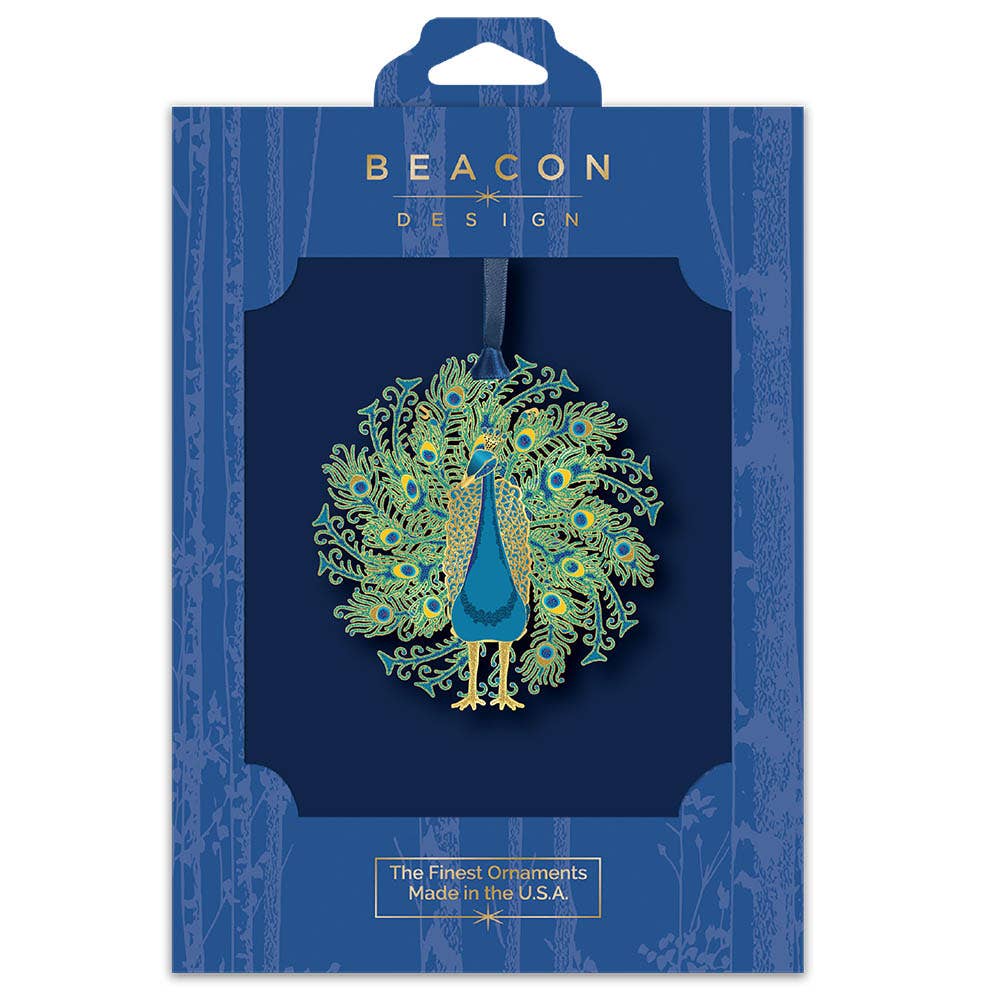 Beacon Design - Wholesale Ornament - Peacock1