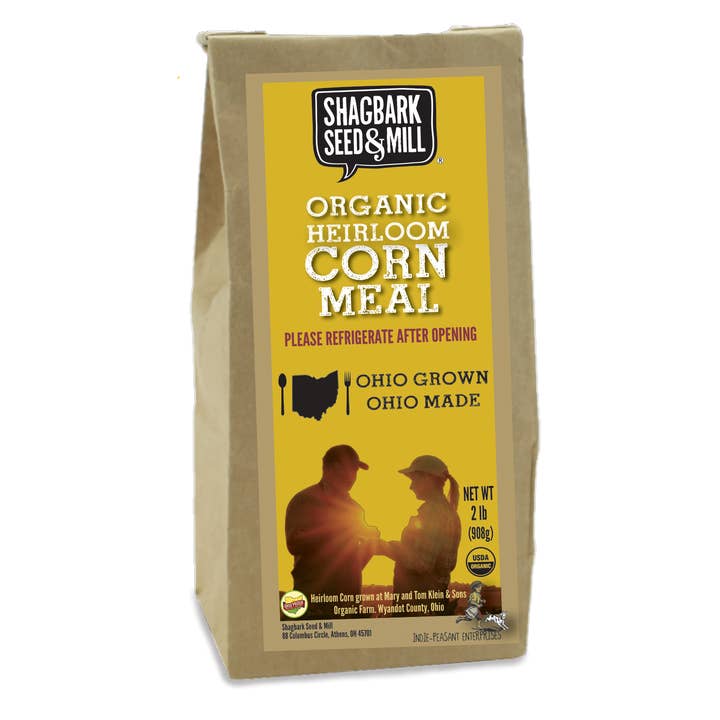 Organic Corn Meal (Case of 6) for wholesale by Shagbark Seed & Mill
