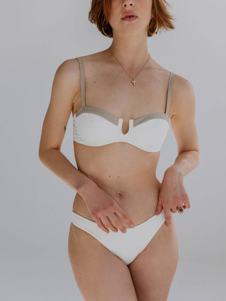 ERIN BOTTOM - Ivory for wholesale by Palmar Swimwear