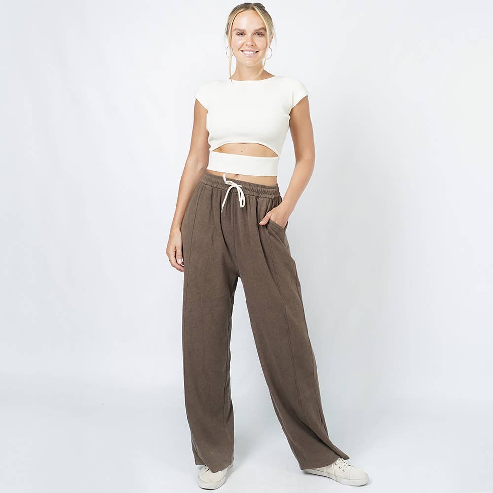 Sensibling Corp. - Wholesale Lounge Sweatpants/Joggers - Women's - Women's Straight Leg Sweatpants with Pockets1