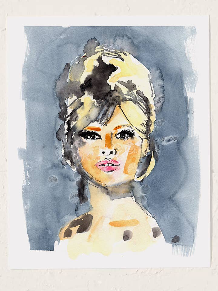 Brigitte Bardot for wholesale by Ashley Eisenman Art