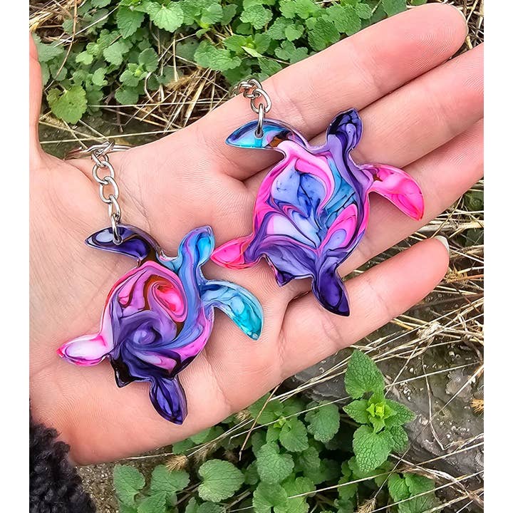 Shark Bitten - Wholesale Keychain - Unisex - Hatchlings Sea Turtle Keychain