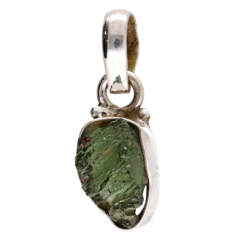 Vives de la Cortada S.L - Wholesale Individual Charm/Pendant - Moldavite Bezel Pendant in 925 Sterling Silver (2 - 2.9g)0