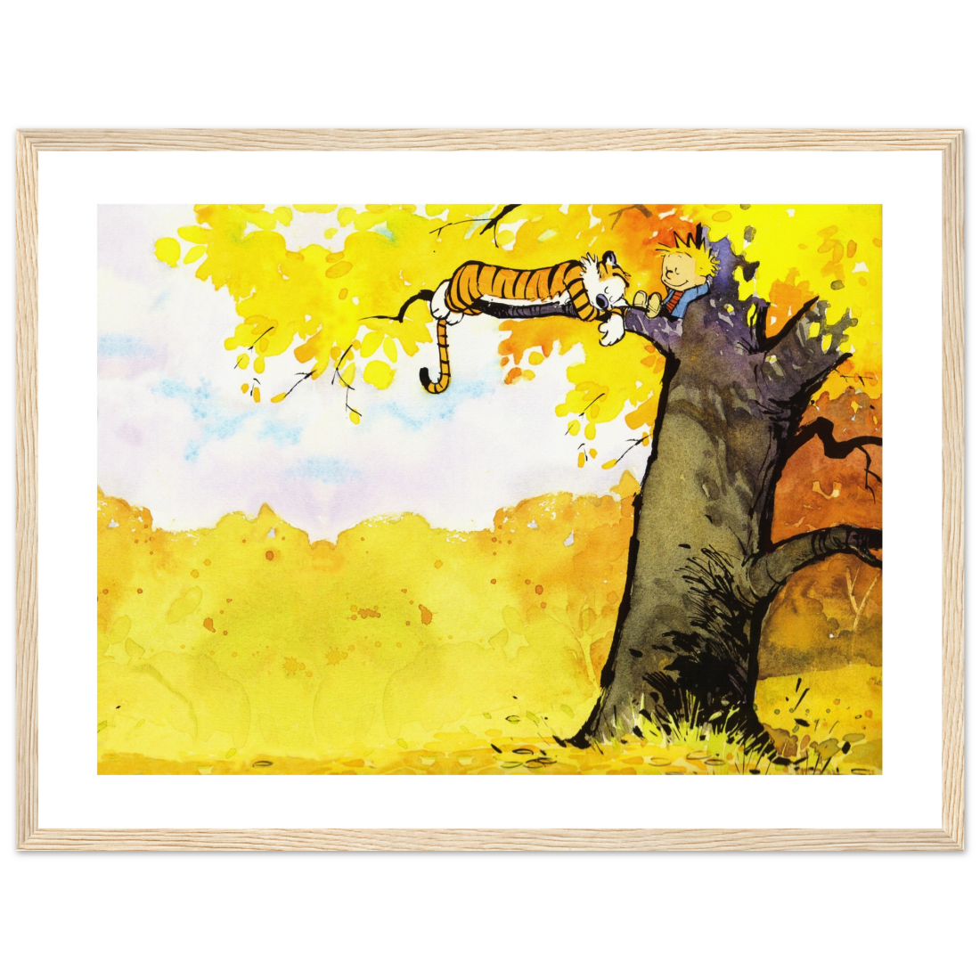 Art-O-Rama Shop - Wholesale Poster - Calvin and Hobbes Resting on a Tree Poster7