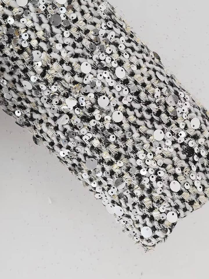 SILVER Sequin Embellished Jacket for wholesale on Faire8