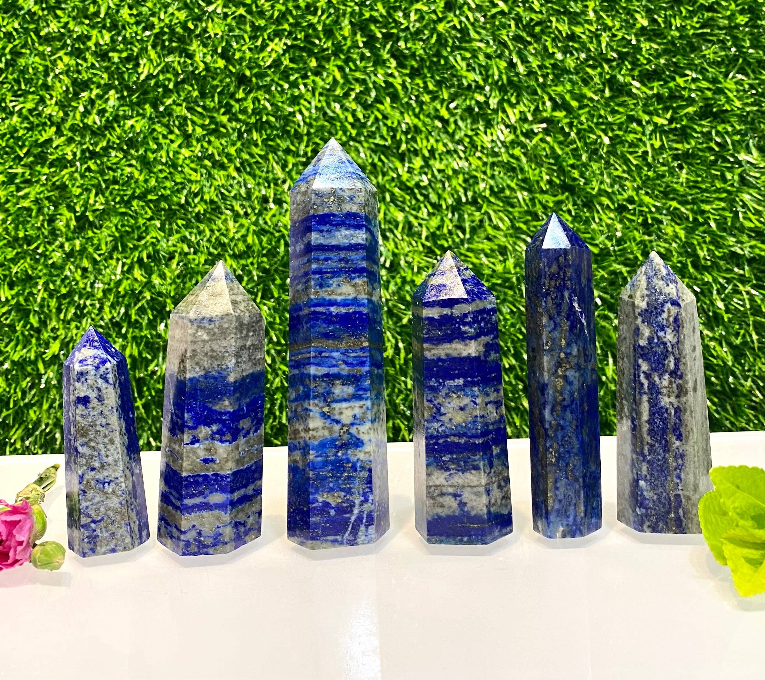KayleeNYC - Wholesale Spiritual Stone/Crystal - Wholesale Lot 1 Lb Lapis Lazuli Obelisk Tower Point Crystal2