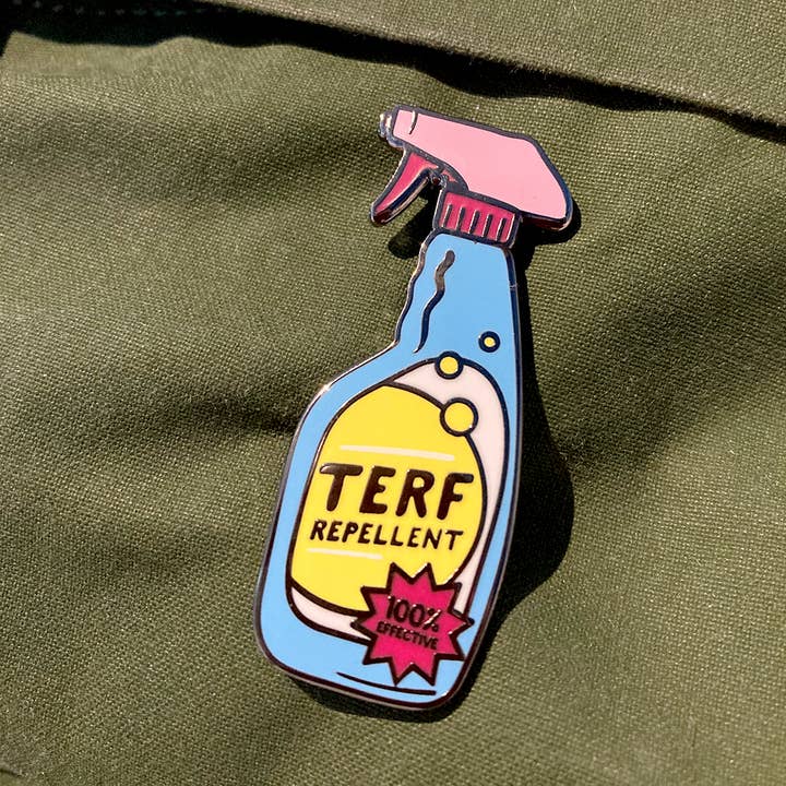 Rainbow & Co - Wholesale Lapel Pin/Button - TERF Repellent Pin