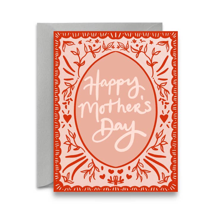 Mothers Day Folk Card for wholesale by Ashley Frye Studio