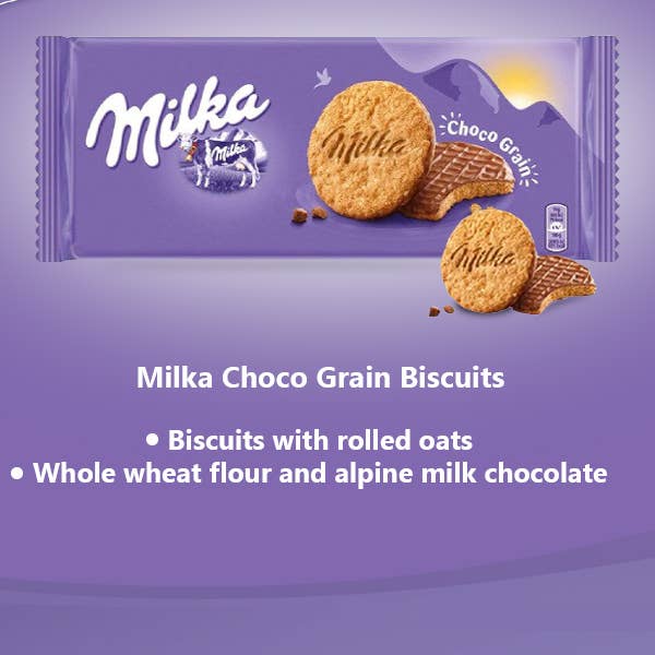 Snacky Candy – Großhandel Cookie – Milka Keks Getreide Müsli 126 Gramm 20 Stück1