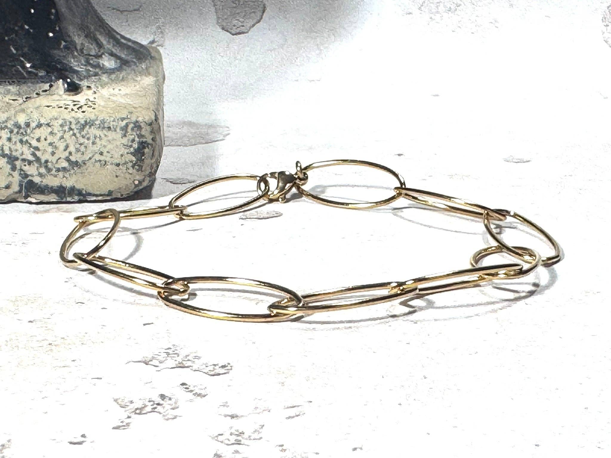 STOSA - Vente Bracelets à breloques/pendentifs - Bracelet Charme Ovale Doré