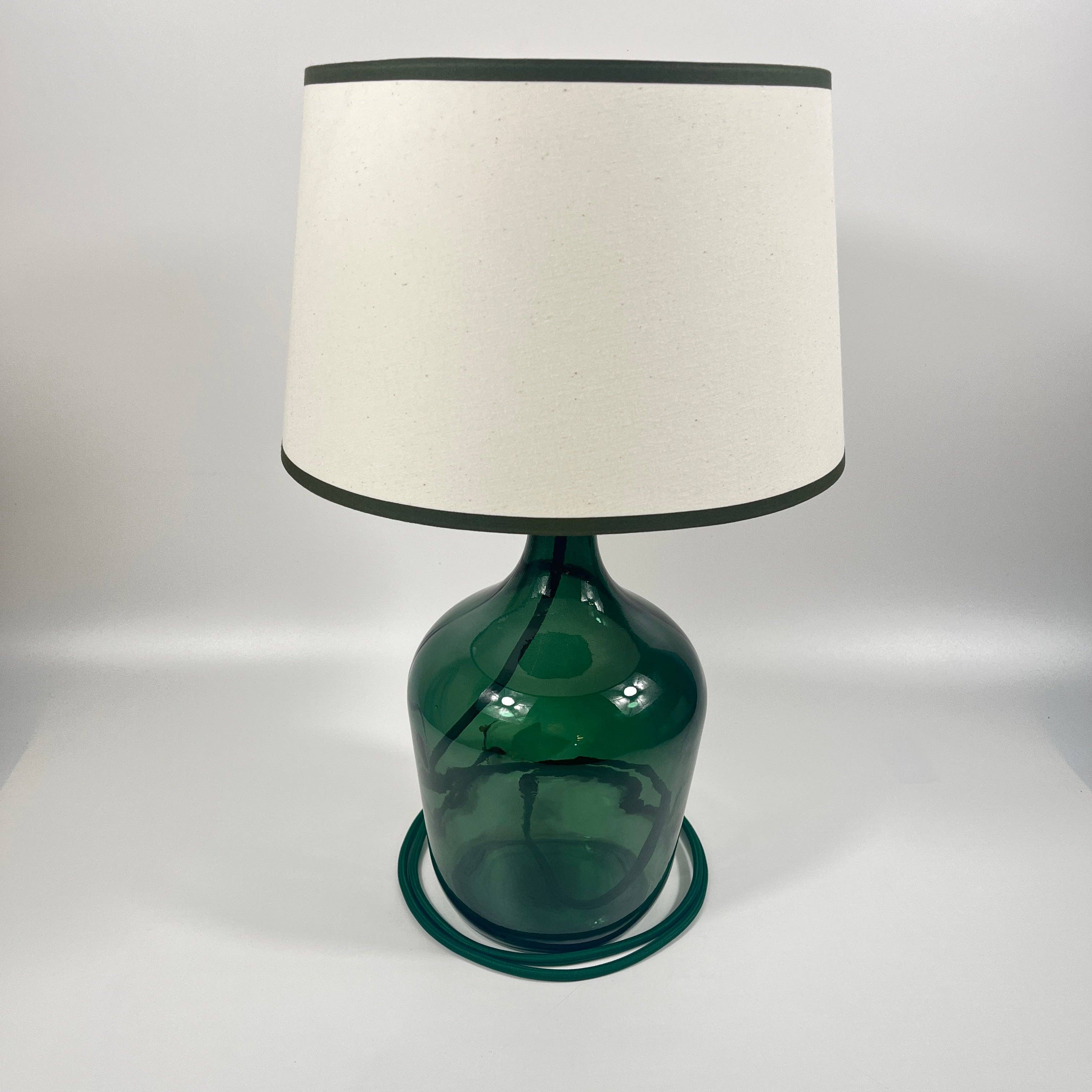 Jarapa - Wholesale Accent/Desk Lamp - Garrafa Recycled Glass Demijohn Lamp 36cm6
