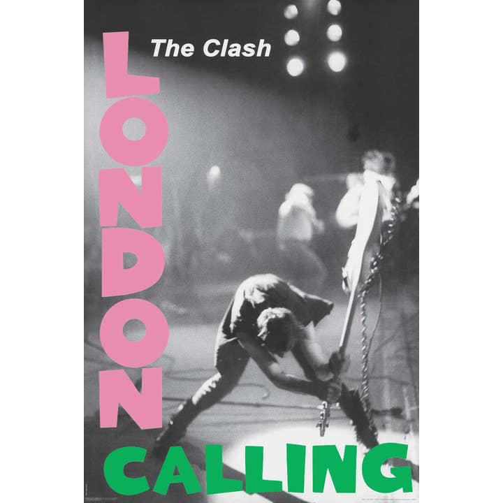 Posters Wholesale - Wholesale Poster - The Clash London Calling Album Cover Punk Music B & W