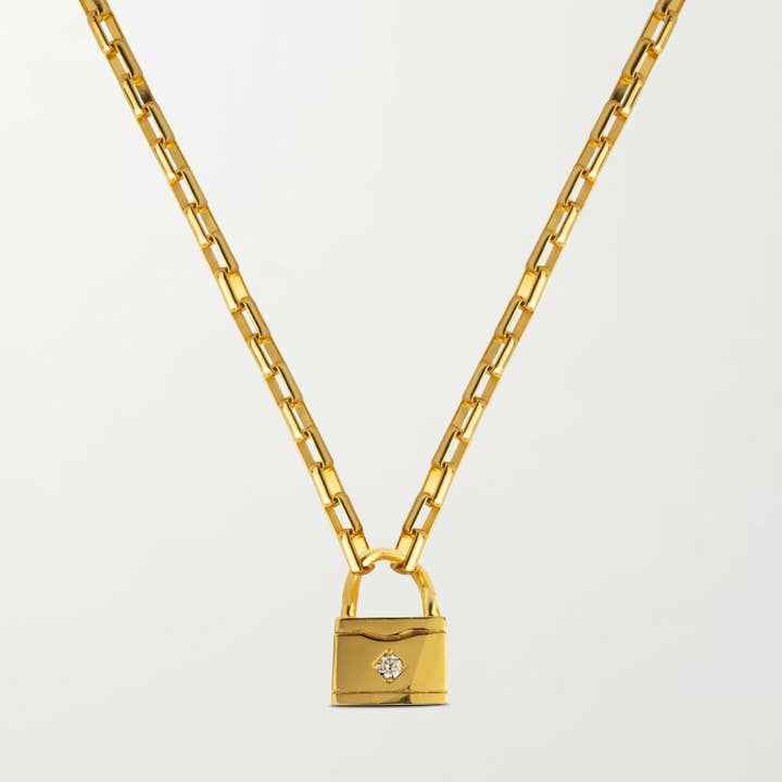 The Lock Necklace for wholesale by Montserrat New York