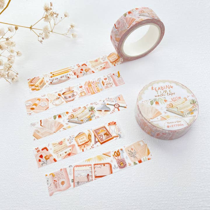 Washi Tape - Reading Time for wholesale by Lettoon