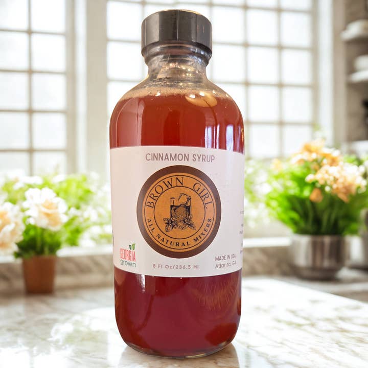 Cinnamon Syrup for wholesale by Brown Girl Mixers
