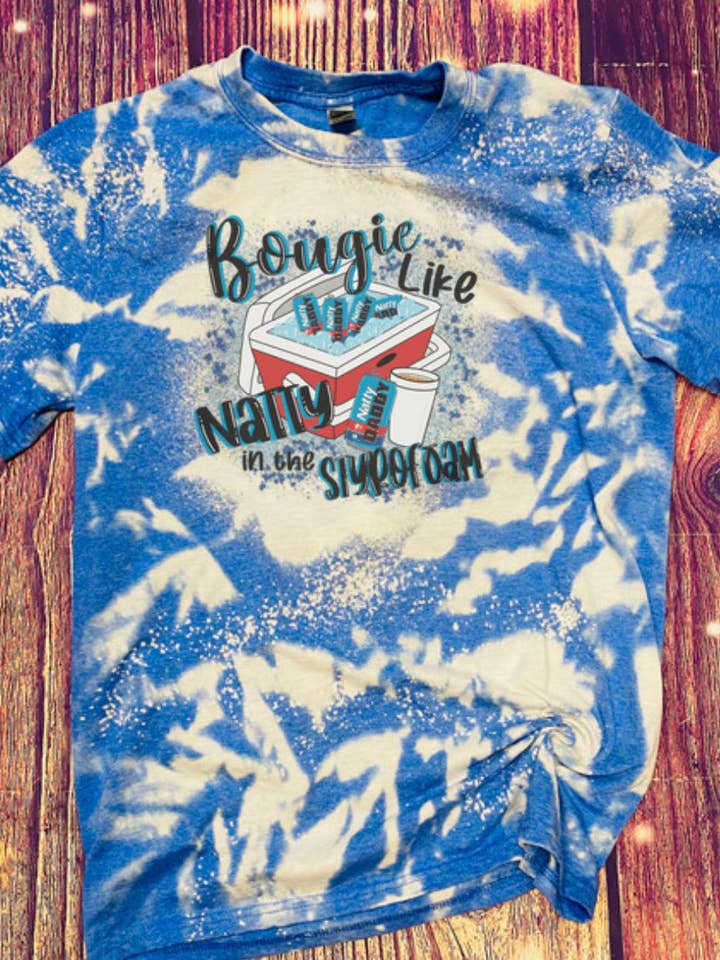 Boujie like Natty Bleach Shirt for wholesale by Cute As A Rustic Button