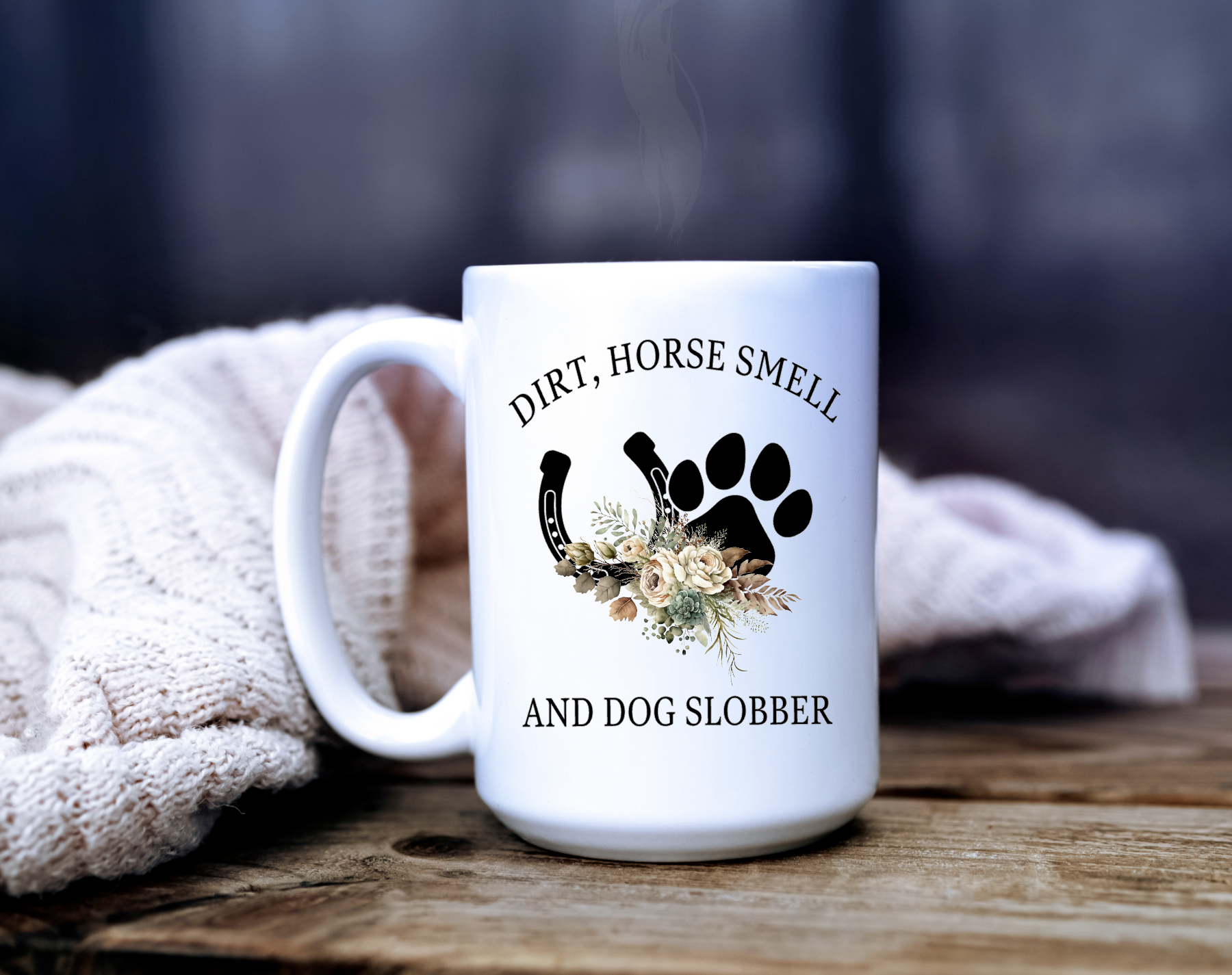 Rustic Girls - Wholesale Coffee Mug - Horse smell & dog slobber0