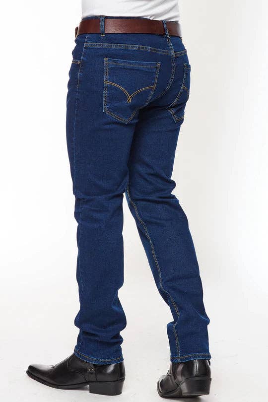 Rodeo Clothing - Wholesale Jeans - Men's - MEN'S JEANS SUPER SKINNY FIT DKBLUE0