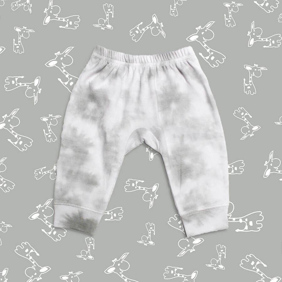 Laughing Giraffe - Wholesale Pants - Baby - Baby Jogger Pants – Latte Tie Dye Look Trendy Infant2