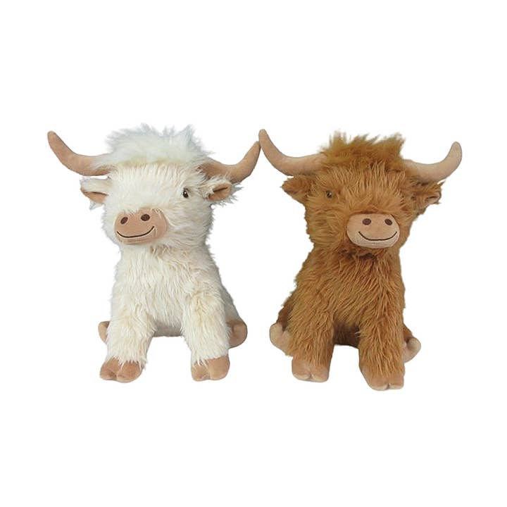 King Wholesale Pet Goods - Wholesale Pet Plush Toy - Dog - MULTIPET Highland Cow 8"