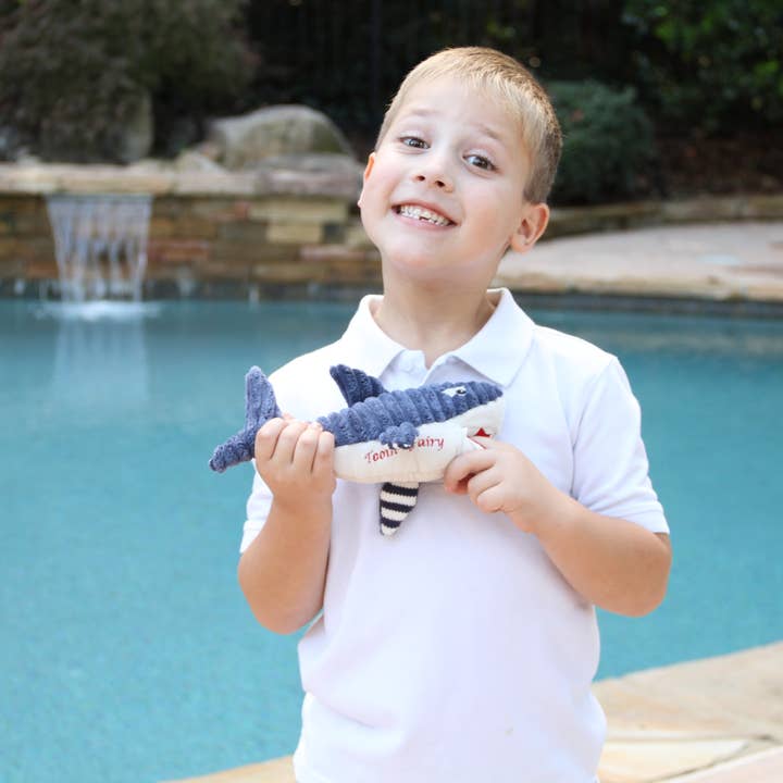 London Bridge & Maison Chic - Wholesale Toothfairy Pillow - Kids - Bruce The Shark Tooth Fairy