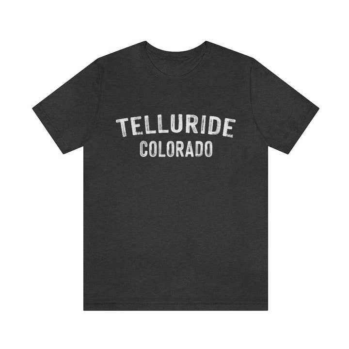 Telluride Shirt - Paint Unisex Colorado T-Shirt for wholesale by Hey Mountains
