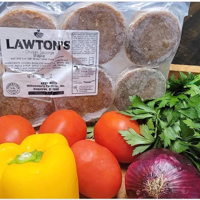Lawton's Kippenworst - 12oz Rauwe Bevroren Burgers Detailhandel voor wholesale door Lawton's Chicken Sausage