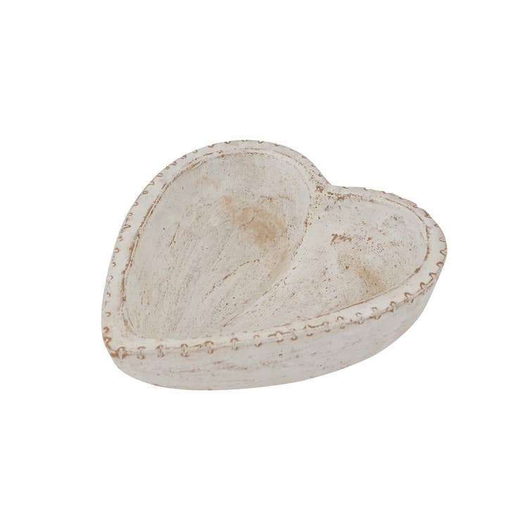 My Amigos Imports - Wholesale Candle Holder - Simple Heart Candle Clay Vessel -2 Color Choices2