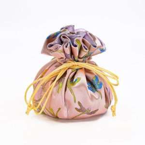 Cathayana - Wholesale Pouch - Women's - Butterfly & Dragonfly Brocade Jewelry Pouch1