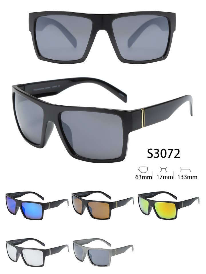 S3072, lunettes de mode sportives pour hommes de taille moyenne pour la vente par Prime Opticals