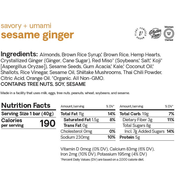 Undressed Snacks - Wholesale Snack Bar - Undressed Savory Salad Bar | Sesame Ginger