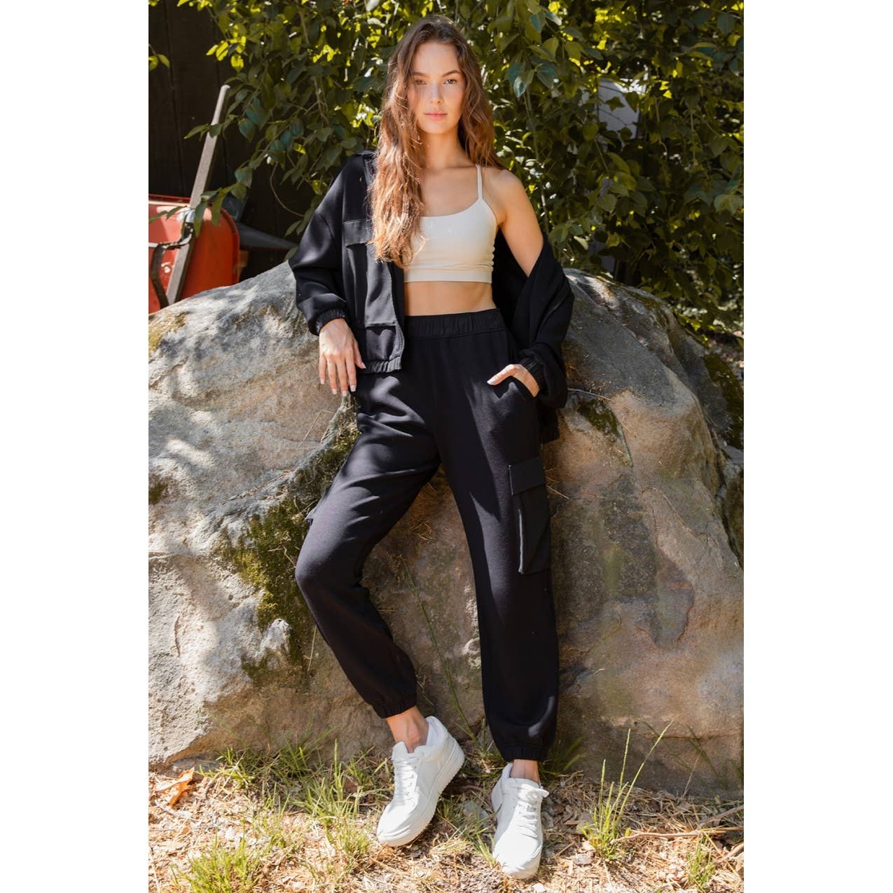 Rae Mode - Wholesale Athletic Sweatpants/Joggers - Women's - MODAL SCUBA POCKET JOGGER PANT0