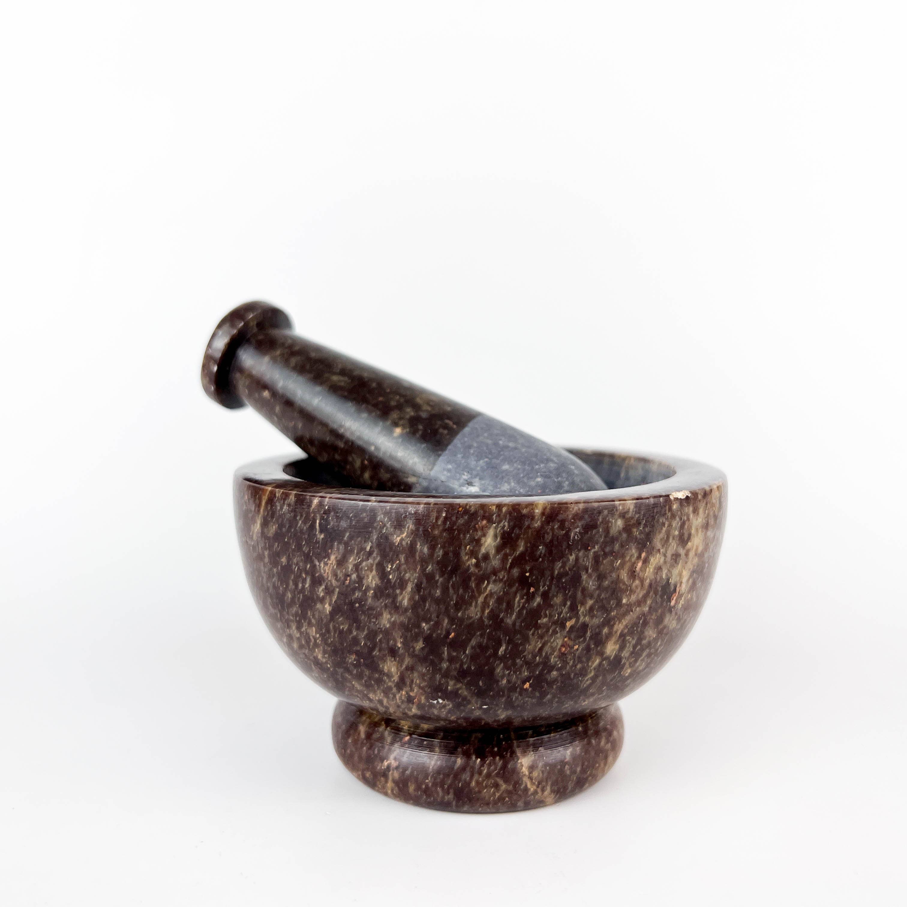 GREENROOTS USA LLC - Wholesale Mortar & pestle - Soap Stone Mortar & Pestle 4"D,3"H5
