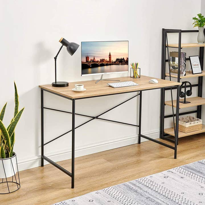 39F Inc. - Wholesale Desk Set - Modern Computer Desk – 47” Workstation with Metal Frame4