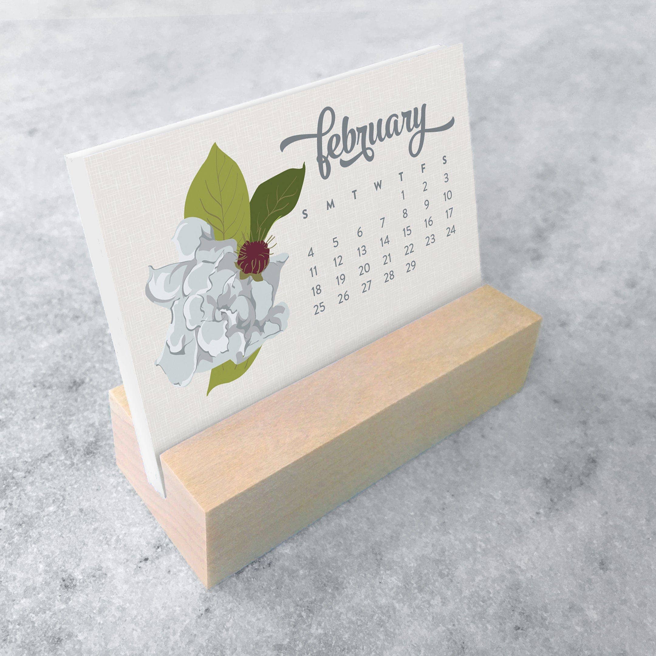 Favorite Story - Wholesale Calendar - 2026 Mini Desk Calendar, Wildflower2
