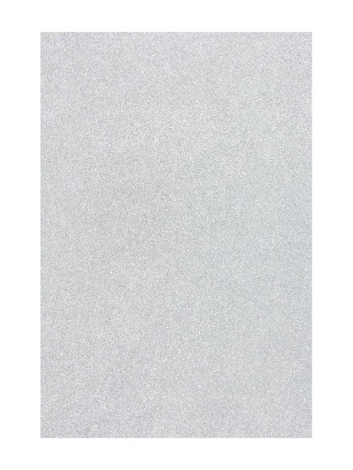Craftreat Glitter Karton - Zilver 10 stuks voor wholesale door CrafTreat