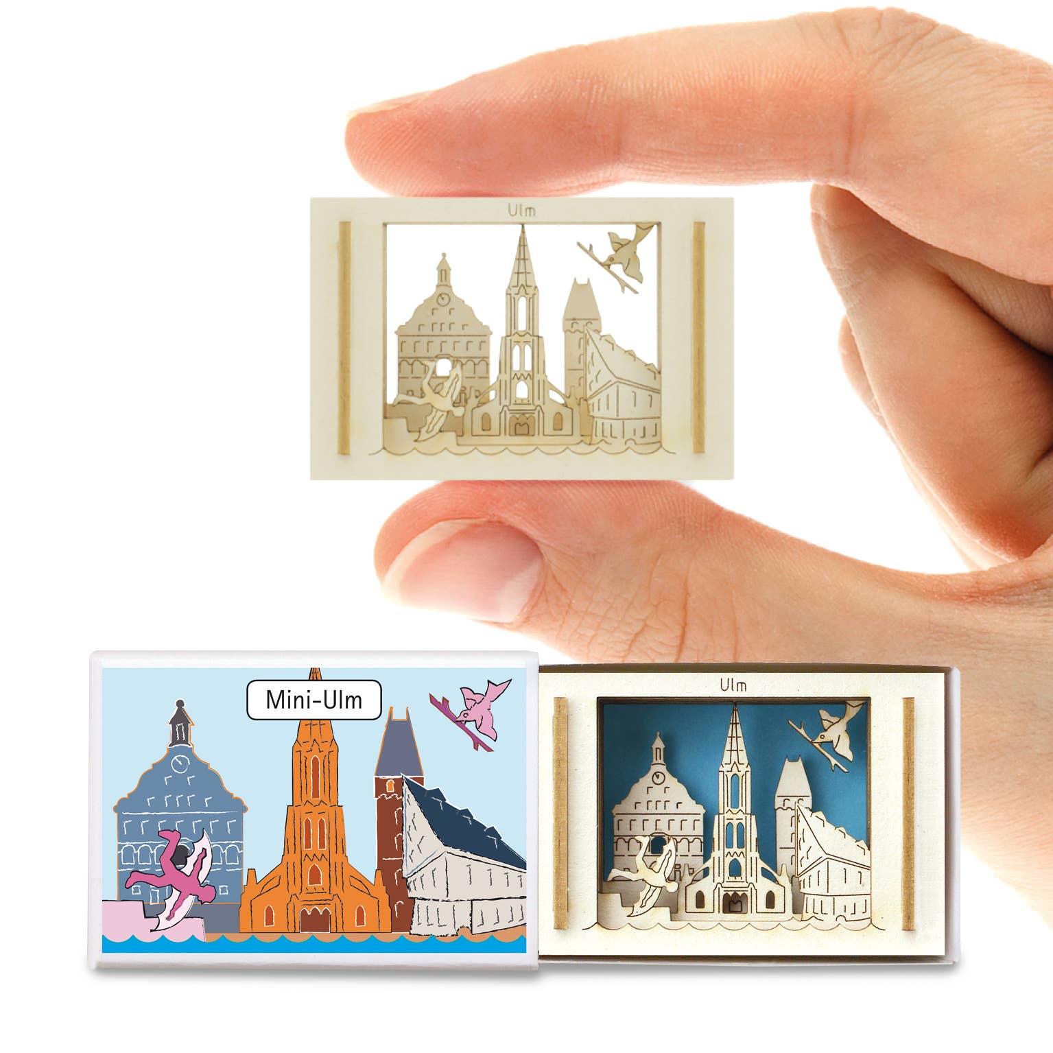 SILHOUBOX – Großhandel Tischdeko – Ulm-Silhoubox S – Geschenkartikel0