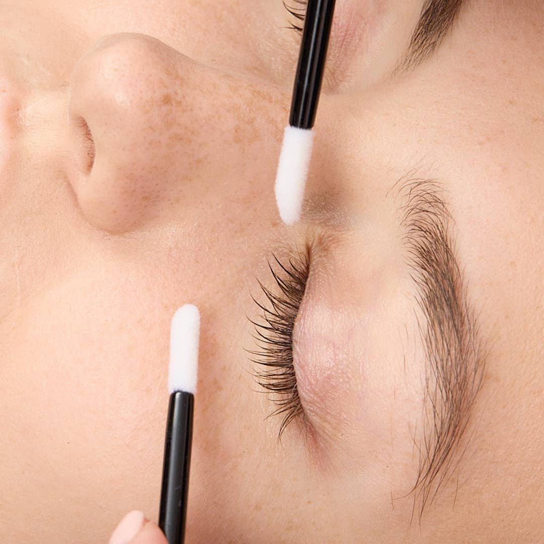 GladGirl - Wholesale Eye Makeup Brush - Disposable Flocking Applicator - 25 per Quantity1