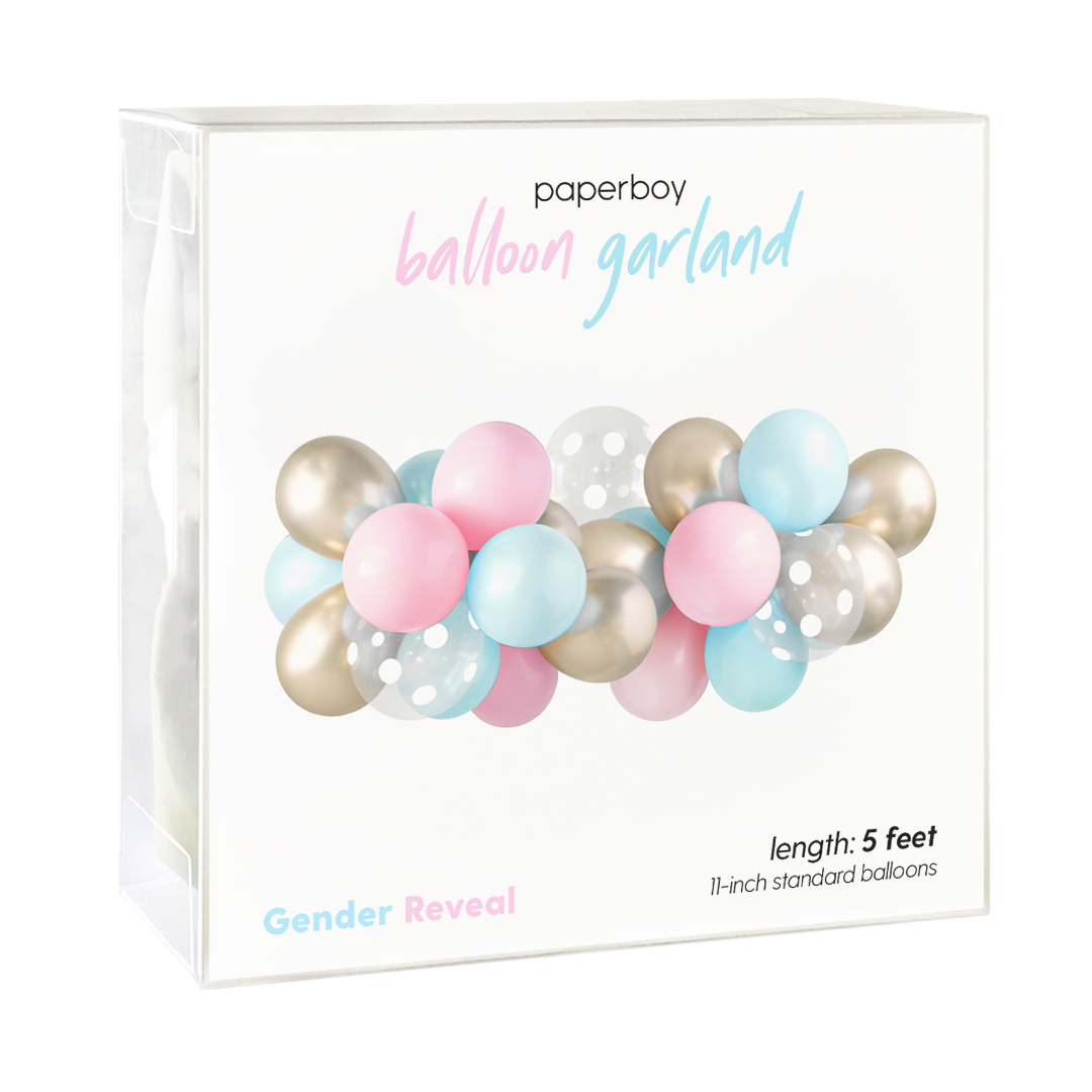 Paperboy - Wholesale Bunting/Garland - Balloon Garland - Cotton Candy (Baby Shower)1