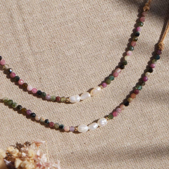 Sensual Stones - Wholesale Choker/collar - Yulia choker Tourmaline6