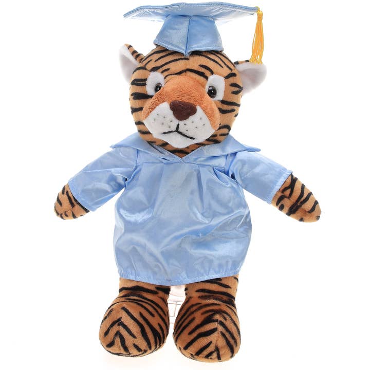 Plushland - Vente Peluche – enfant et bébé - Animaux de Remise des Diplômes - Tigre 11" avec impression p7
