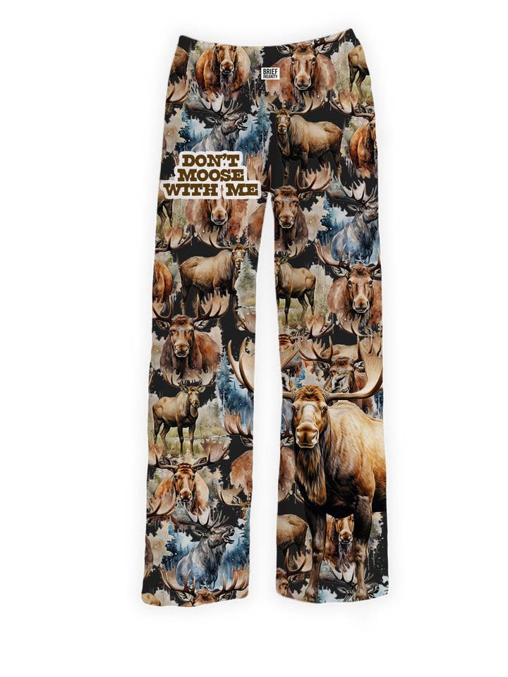 BRIEF INSANITY - Vendita all'ingrosso Pantaloni del pigiama - Unisex - Pantaloni da salotto Don't Moose With Me