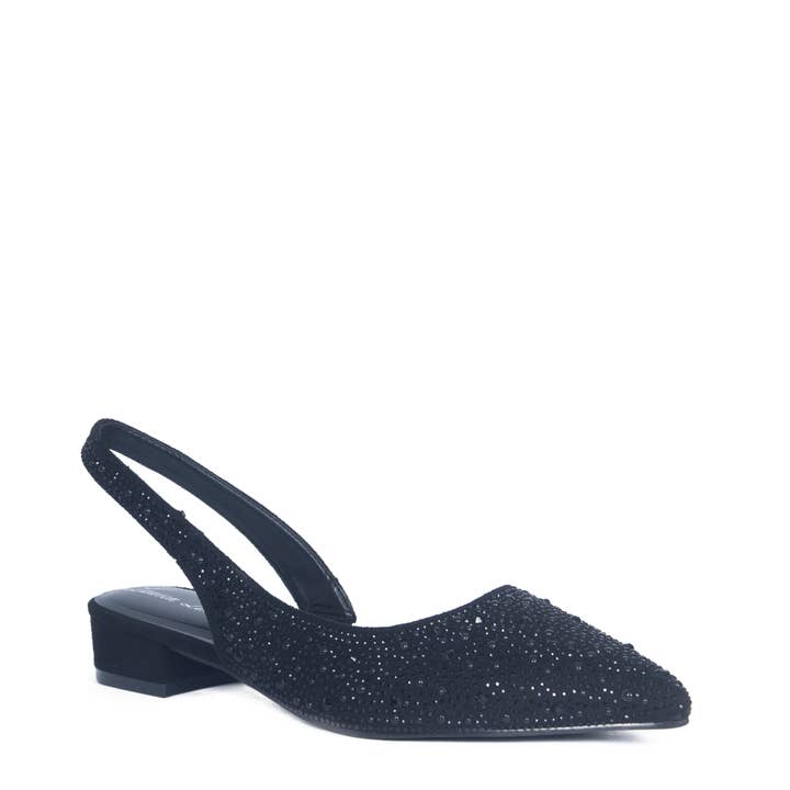 Scarpa JOY con Tacco | Scarpa Festiva con Tacco Basso e Strass per la vendita all'ingrosso da parte di Lauren Lorraine