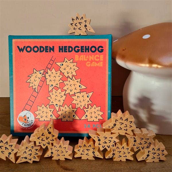 Egmont - Wholesale Wood Toy - Kids - Wooden Hedgehog Balance Game1