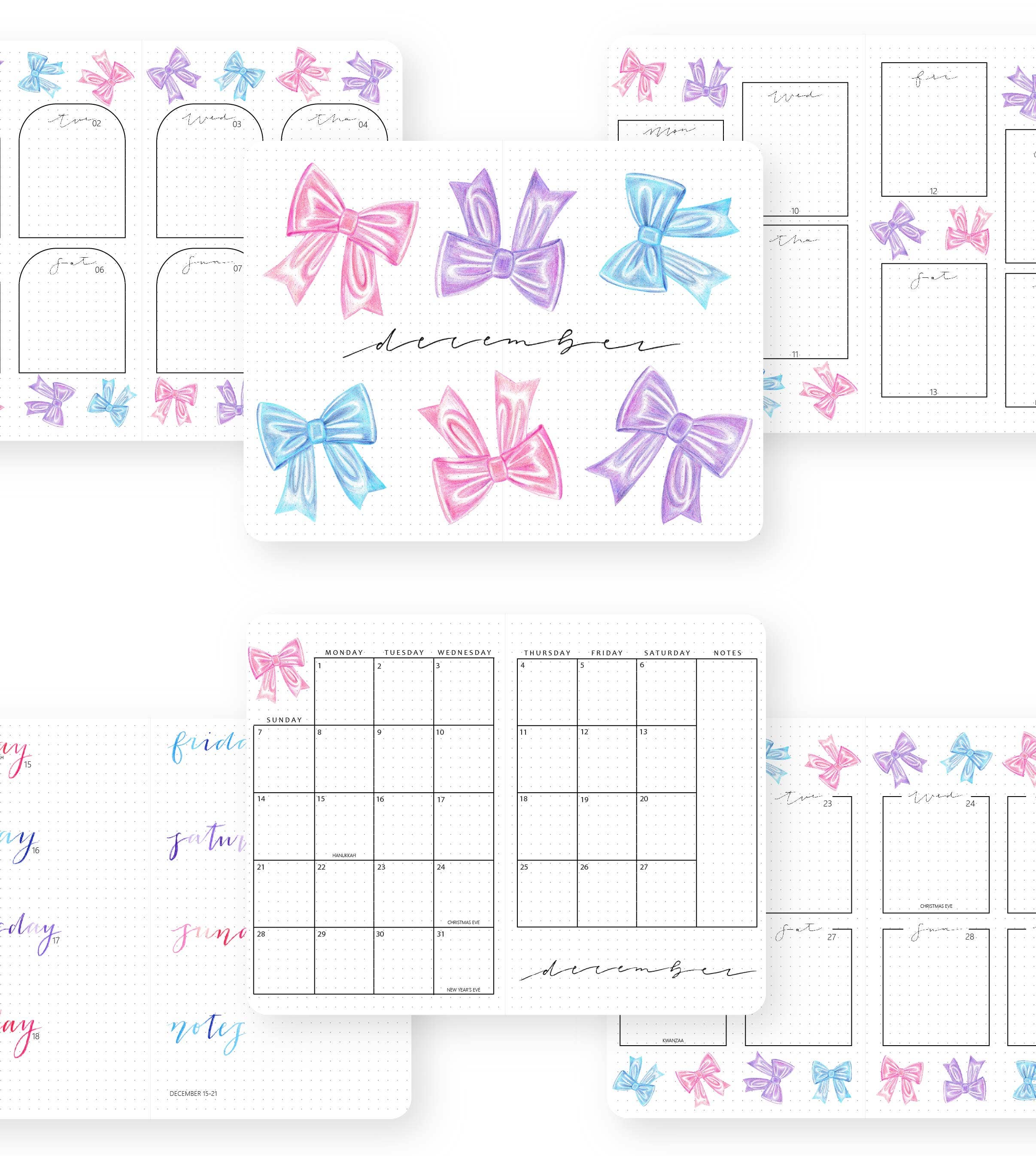 Linda Tong Planners - Wholesale Planner - 2026 Illustrated Planner Light Gray10