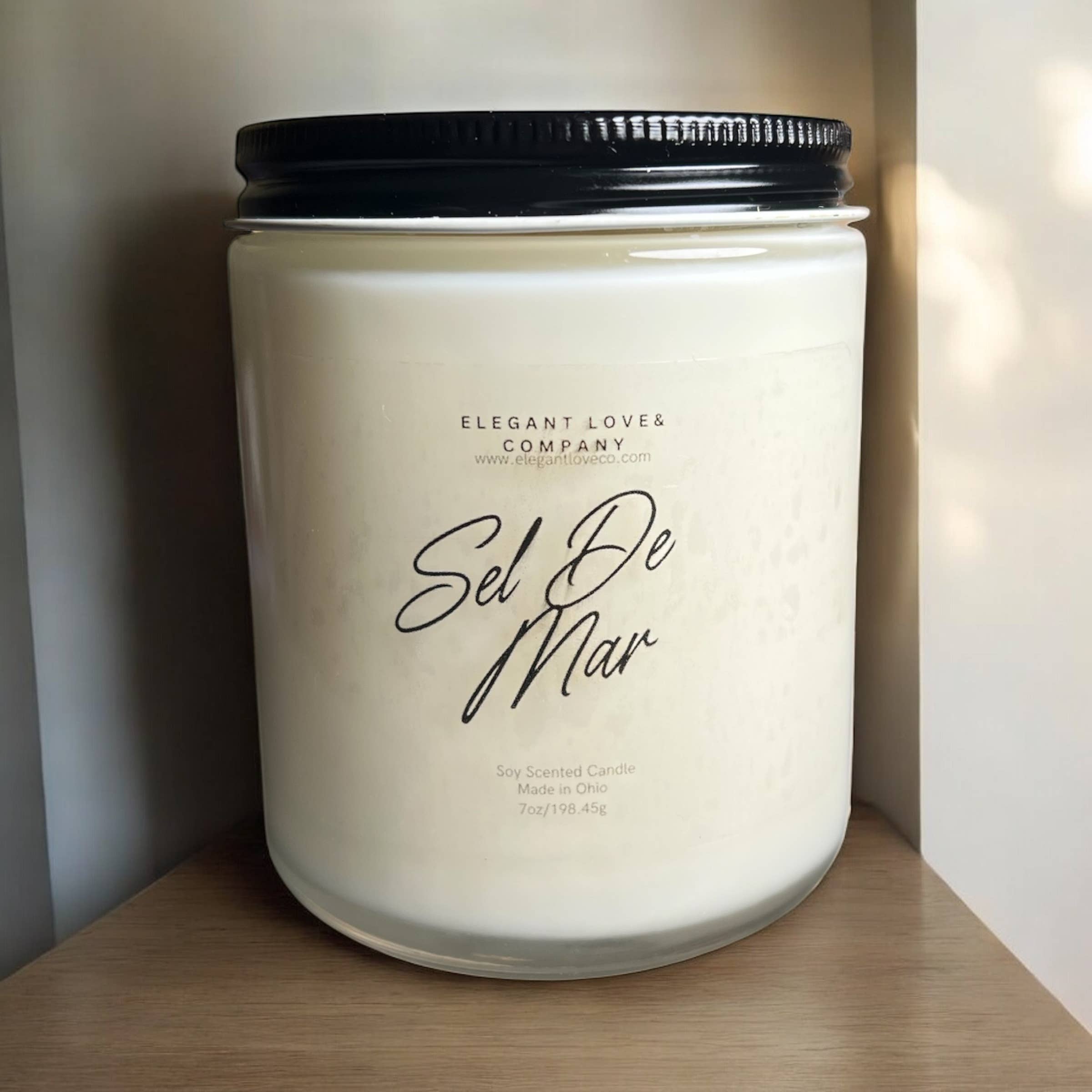 Elegant Love &Co - Wholesale Jar/Filled Candle - Sel De Mar Scented Candle