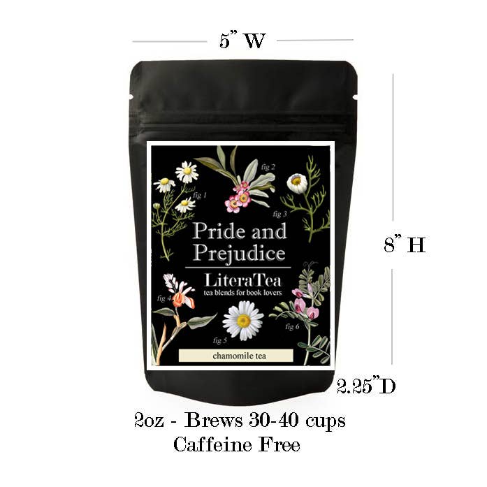 Fly Paper Products - Wholesale Loose tea - Pride and Prejudice Botanical Floral Chamomile Tea4